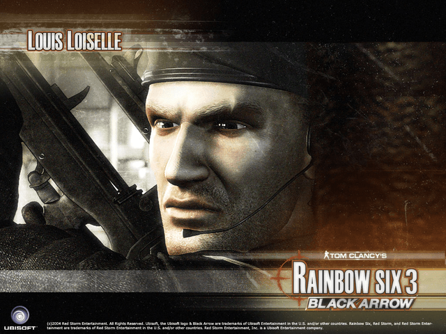 Rainbow Six 3 Lockdown title screen for Xbox